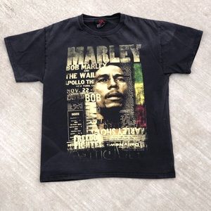 Y2K Bob Marley Music Band Tee